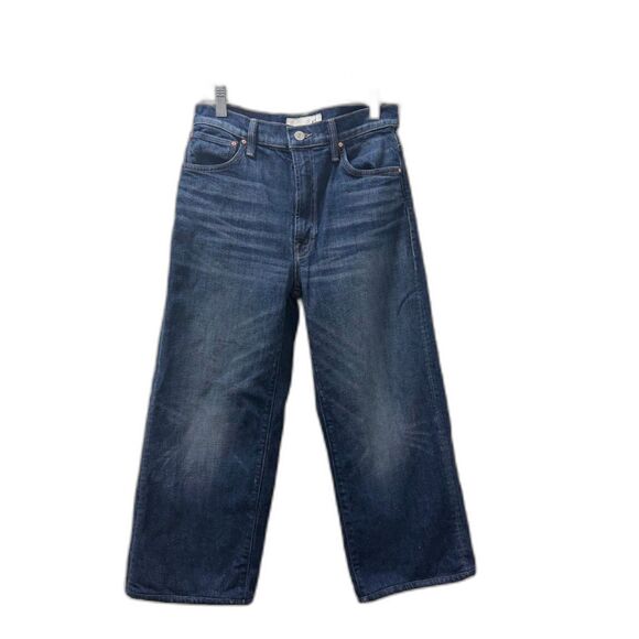 Mother Superior Jeans The Dodger Flood Digital Underground Sz 24 Short Wide Leg - Picture 1 of 5